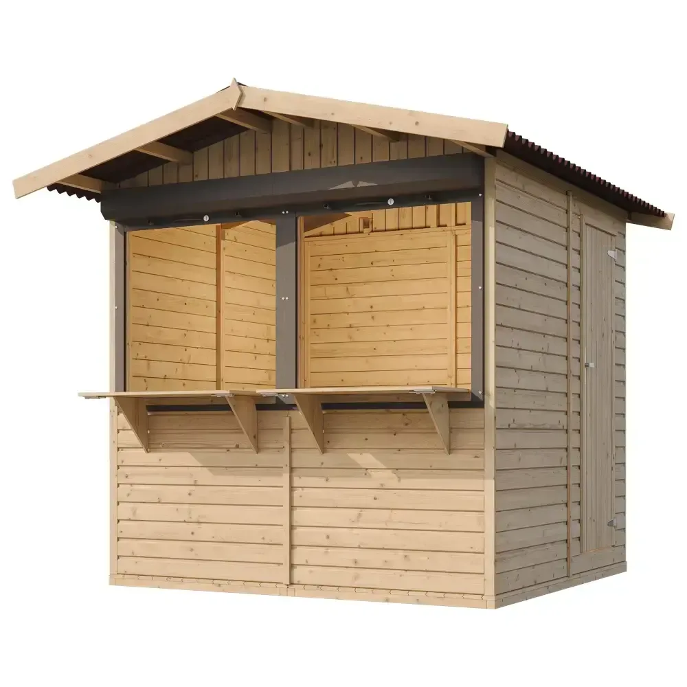 Дървен щанд – 205 × 199 см – 4 м² – код TTM149Z, снимка 6