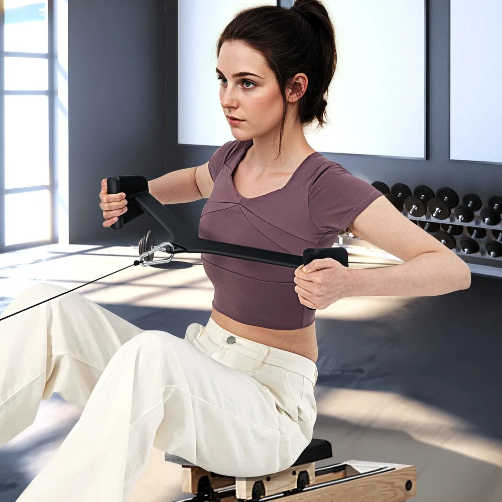 Комплект приставки за горен скрипец (LAT pulldown) за домашен фитнес, снимка 2