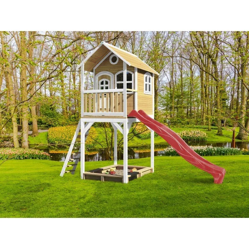 Къща за игра Romy, AXI с пясъчник, Red Slide, снимка 3