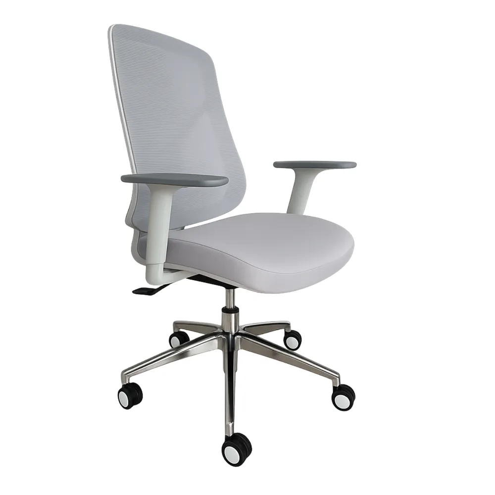 Работен стол Omega White Chrome, снимка 2