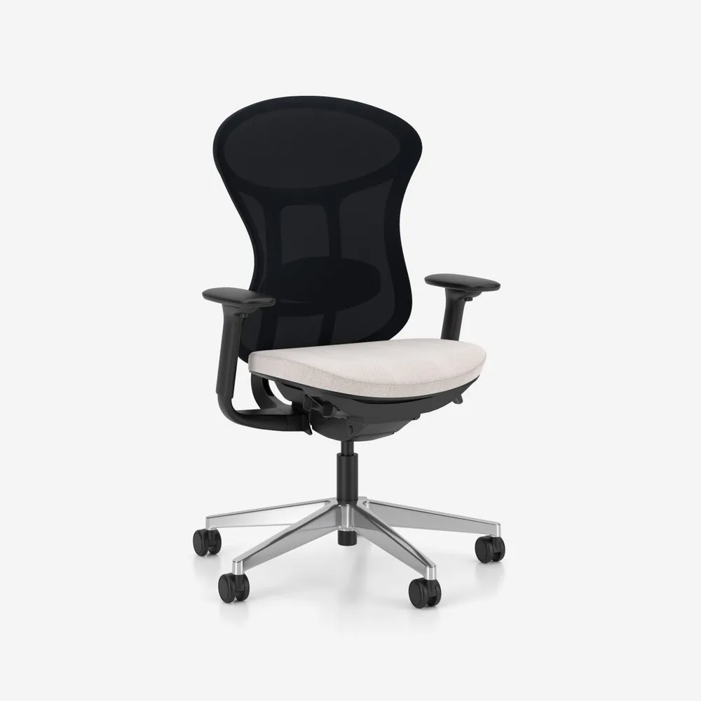 Работен стол Prox MESH BLACK POL, снимка 2