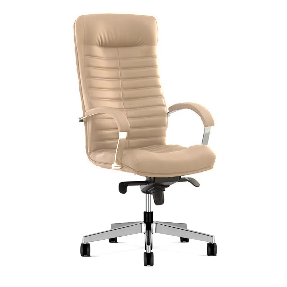 Мениджърски стол Orion Steel Leather SD – тъмнокафяв (LE01), снимка 5