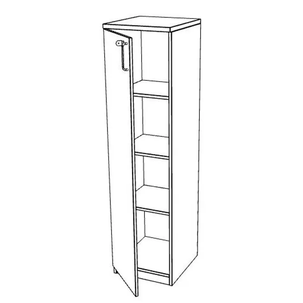 Easy Space шкаф 4OH 400мм с плътна врата, снимка 3