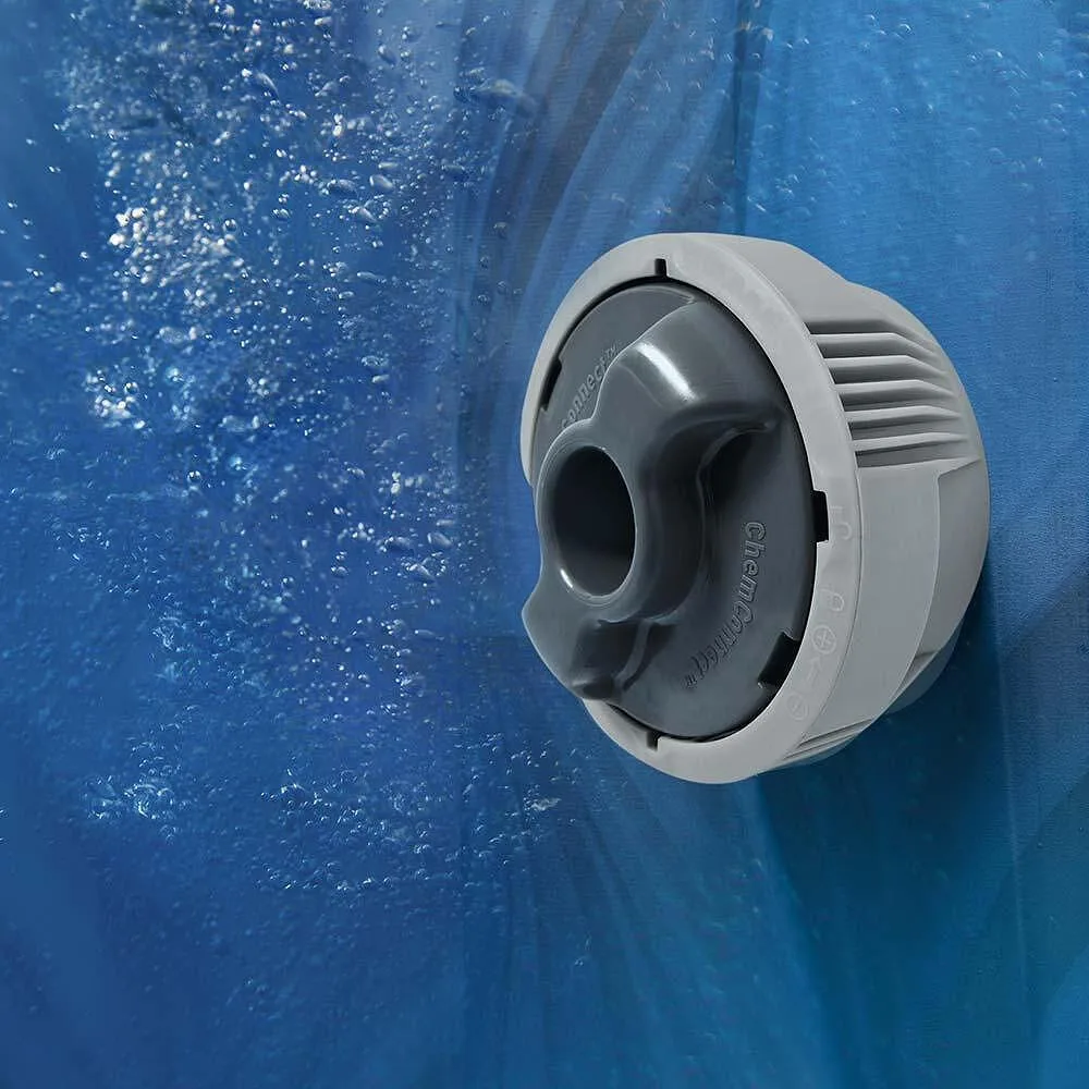 Джакузи надуваемо Santorini Hydrojet Pro - 216 × 80 см с филтърна помпа, покривало и диспенсър, снимка 8