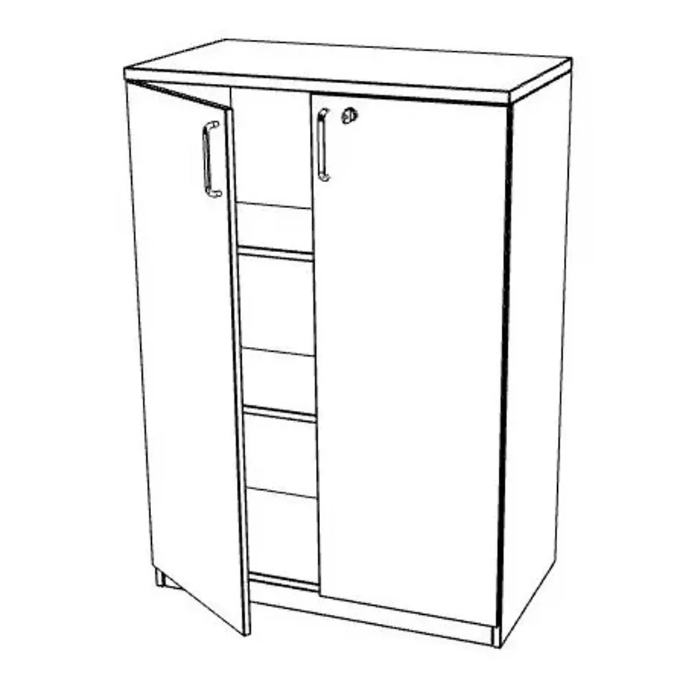 Easy Space шкаф 3OH 800мм с плътни врати, снимка 3