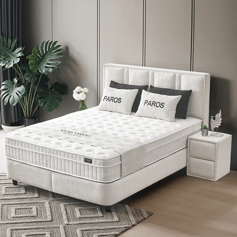Тапицирана спалня с матрак PAROS 150 х 200, снимка 2
