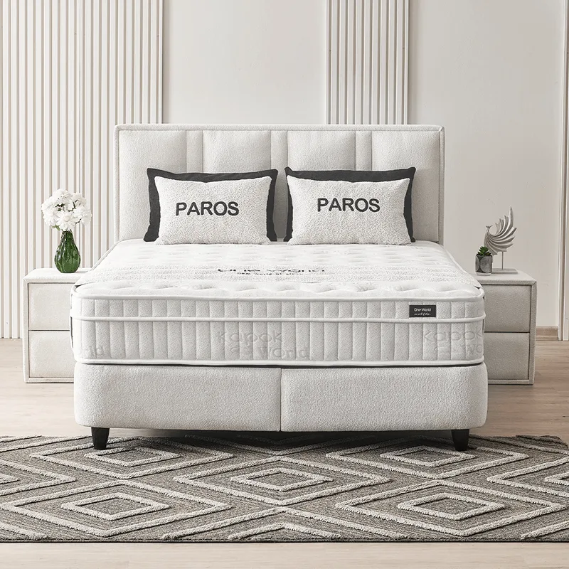 Тапицирана спалня с матрак PAROS 150 х 200, снимка 3