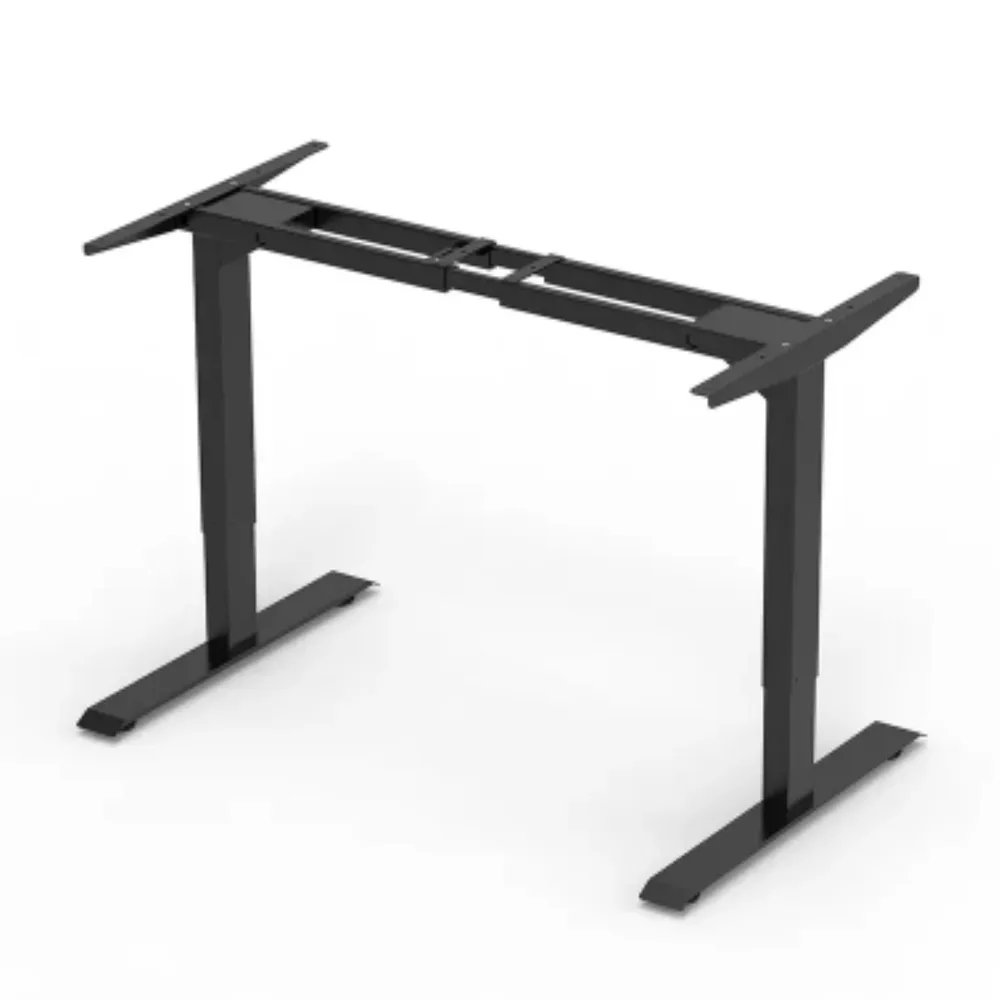 Основа за бюро Ergo Desk с ел. регулация – бял метал, снимка 8