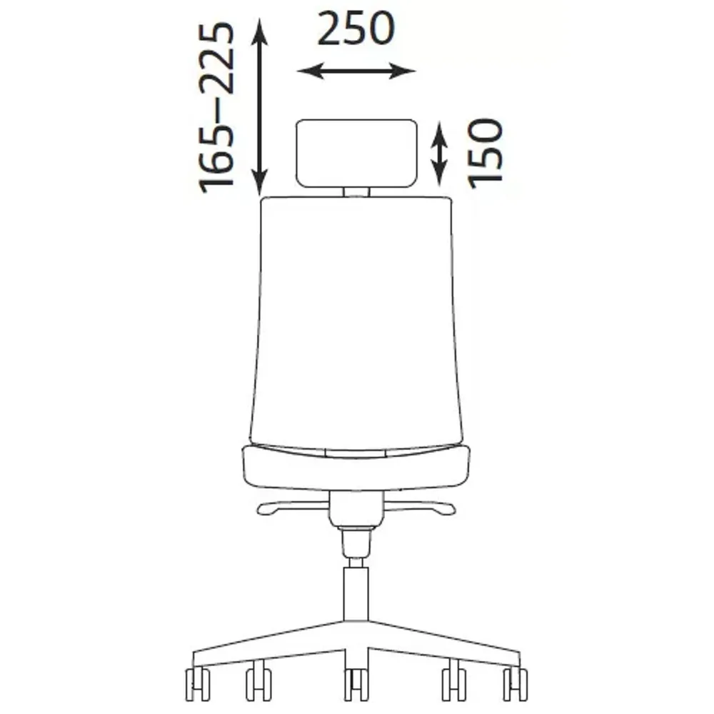 Работен стол Navigo White UPH HRUA Insert, снимка 3