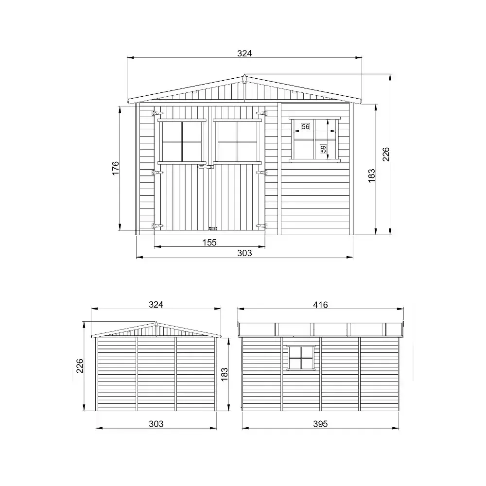 Барака - 303 × 395 см – 12 м², снимка 5