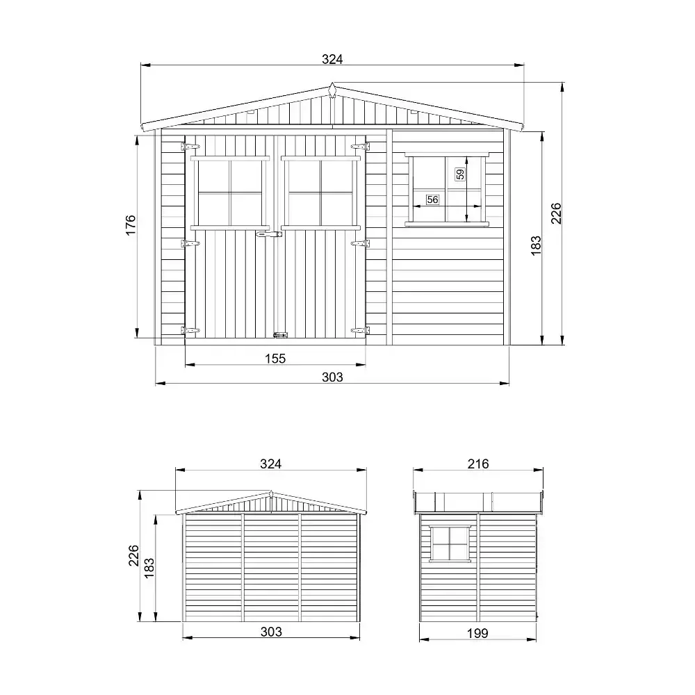 Барака - 303 × 199 см – 6 м², снимка 5