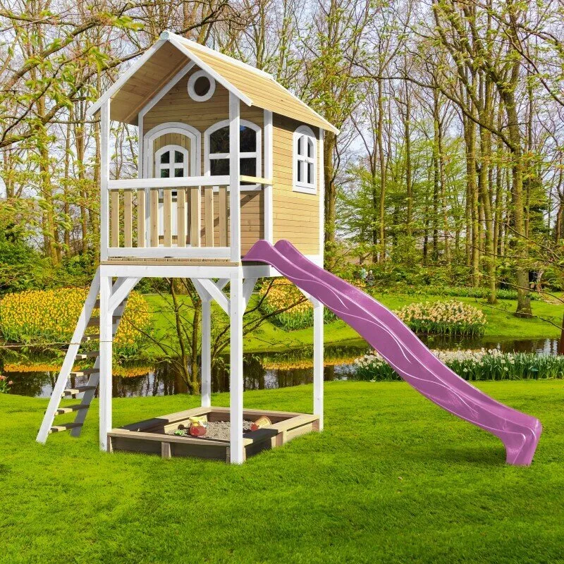 Къща за игра Romy, AXI с пясъчник, Purple Slide, снимка 2