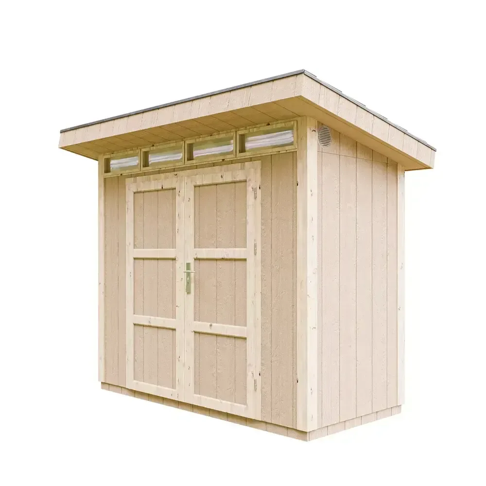 LP® SmartSide® панелен навес с под – 118 × 250 см – 3 м² – Redwood Red, снимка 2