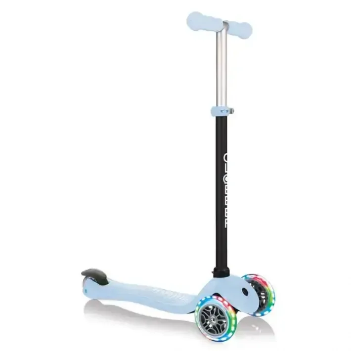 Тротинетка Globber 4 в 1 GO UP Sporty Lights - Пастелно синя, снимка 8
