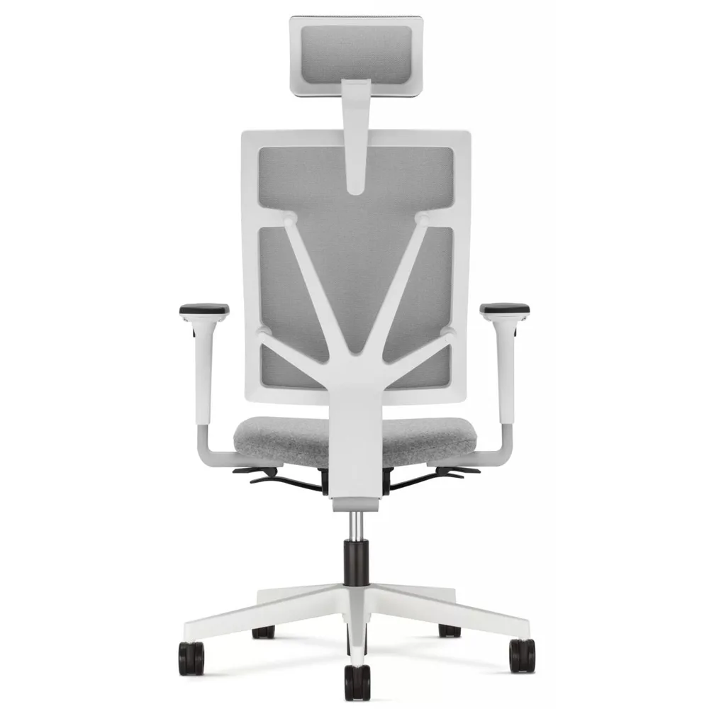 Работен стол 4Me Mesh White HRMA, снимка 2