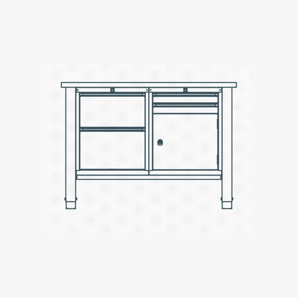 Работна маса SWT 12/6, снимка 3