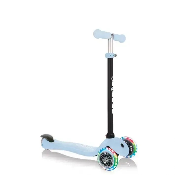 Тротинетка Globber 4 в 1 GO UP Sporty Lights - Пастелно синя, снимка 7